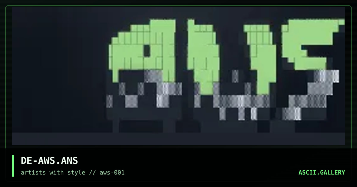 DE-AWS.ANS, by dark entity, 1994