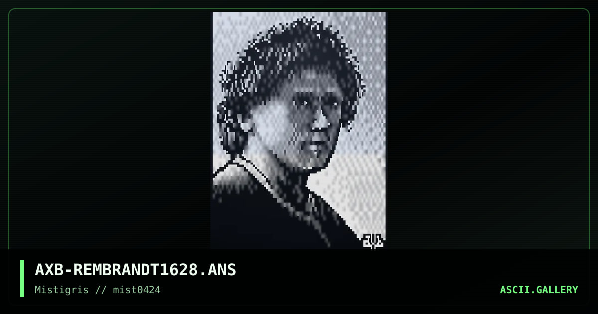 Rembrandt 1628, by axb, 2024