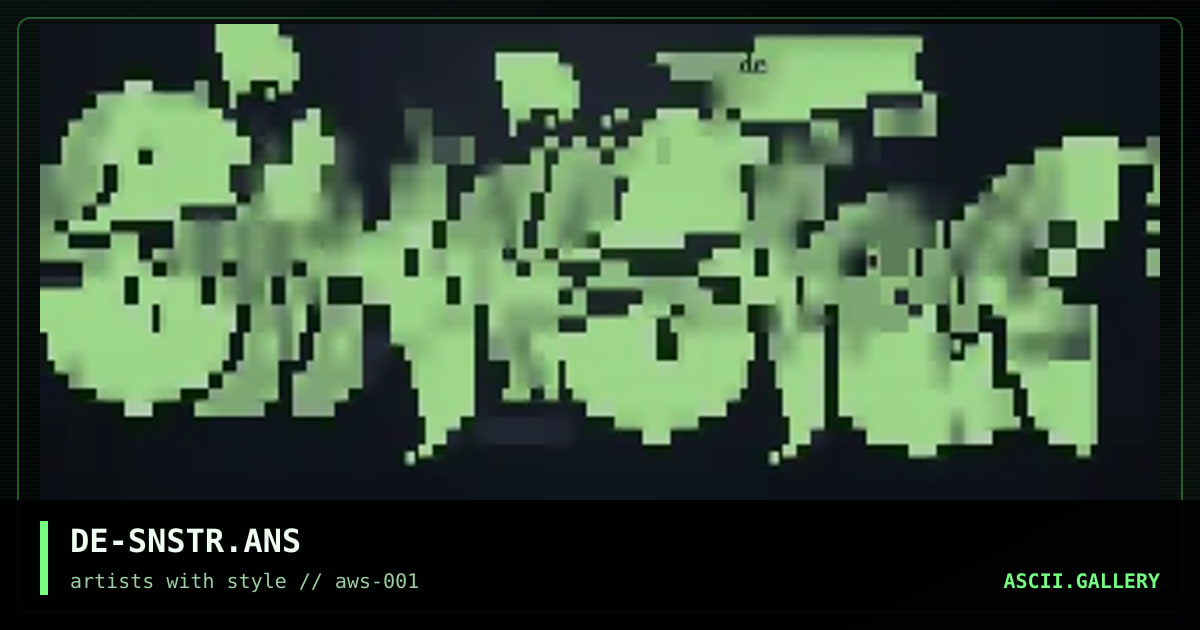 DE-SNSTR.ANS, by dark entity, 1994