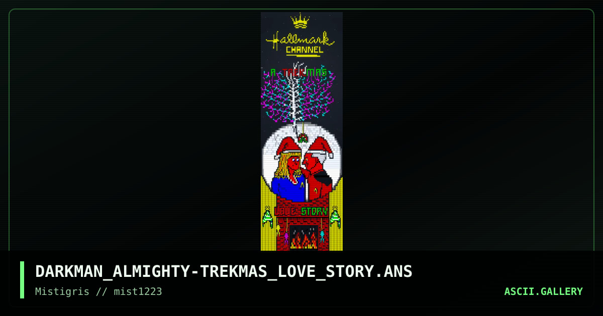 A Trekmas Love Story, by darkman almighty, 2023