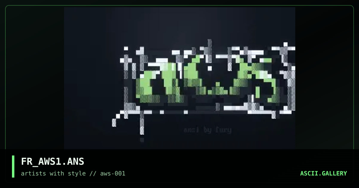 FR_AWS1.ANS, by fury, 1994