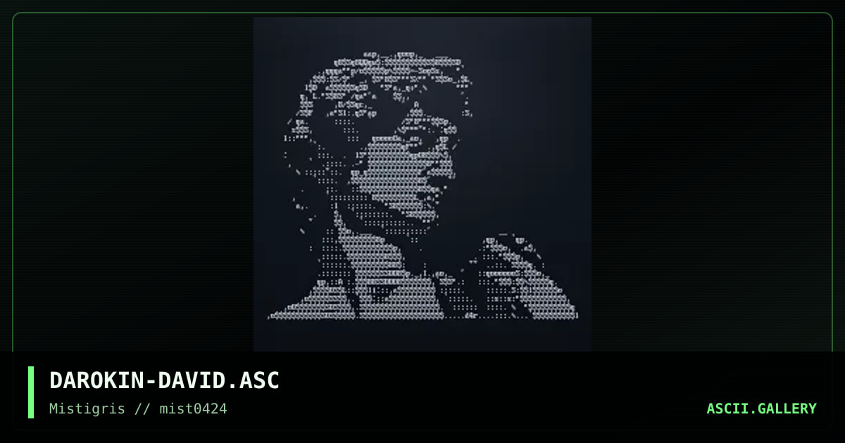 DAVID, by darokin, 2024
