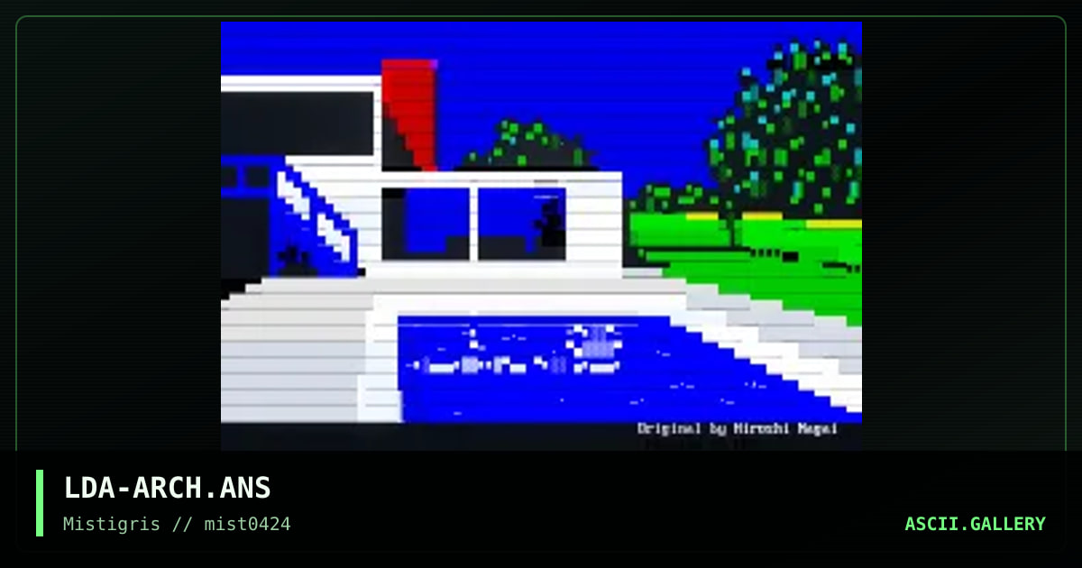Architecture, by lda, 2024