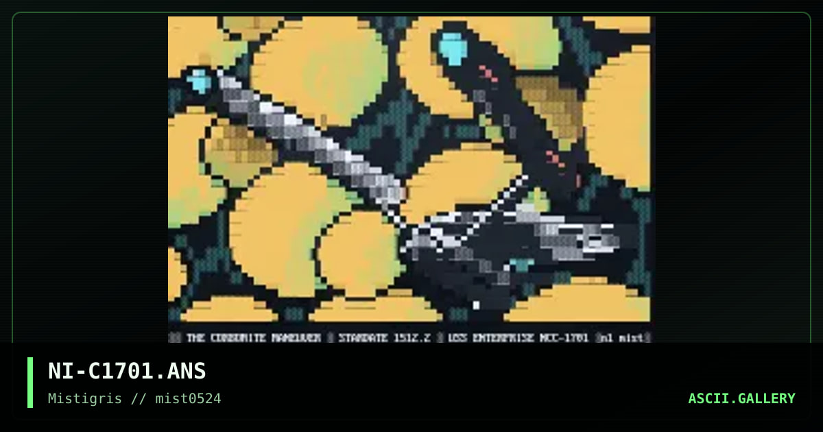 The Corbomite Maneuver, by nitron, 2024
