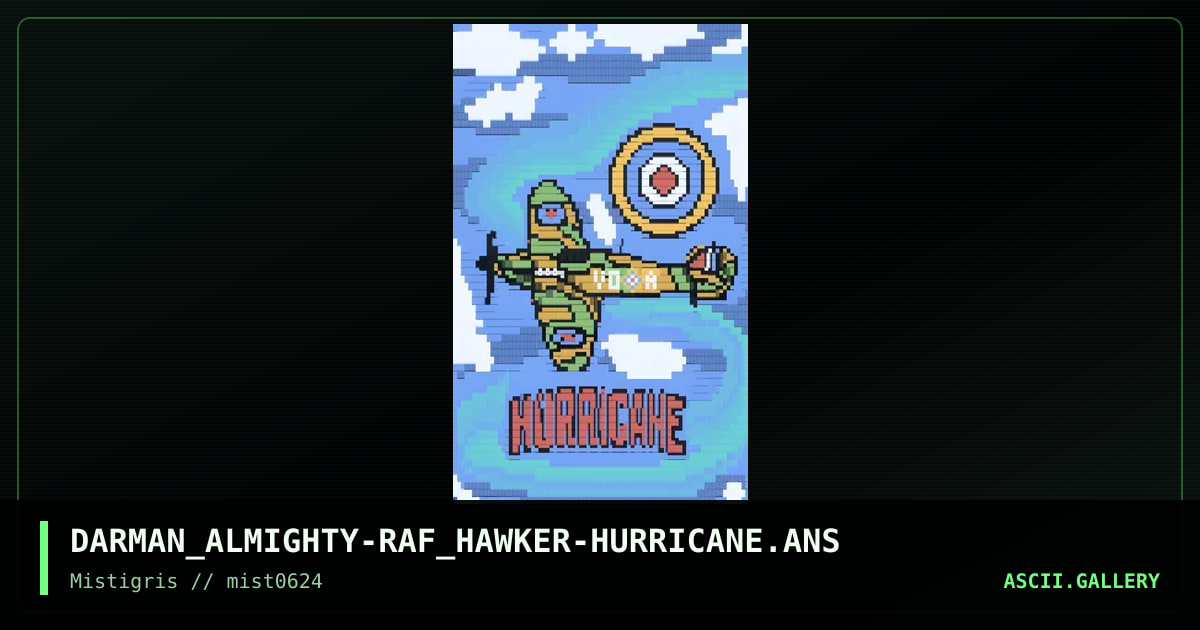 Hawker Hurricane, by darkman almighty, 2024