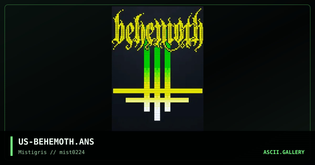 Behemoth, by zylone, cthulu, 2024