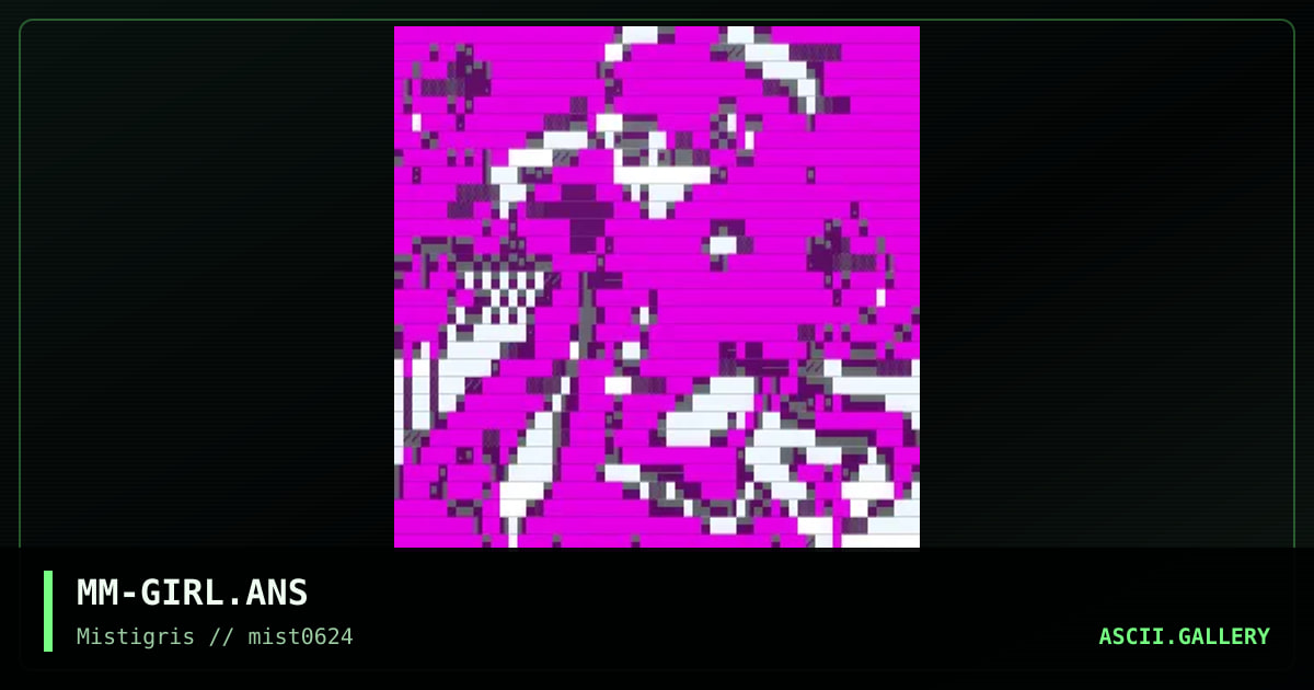 Girl, by mavenmob, 2024
