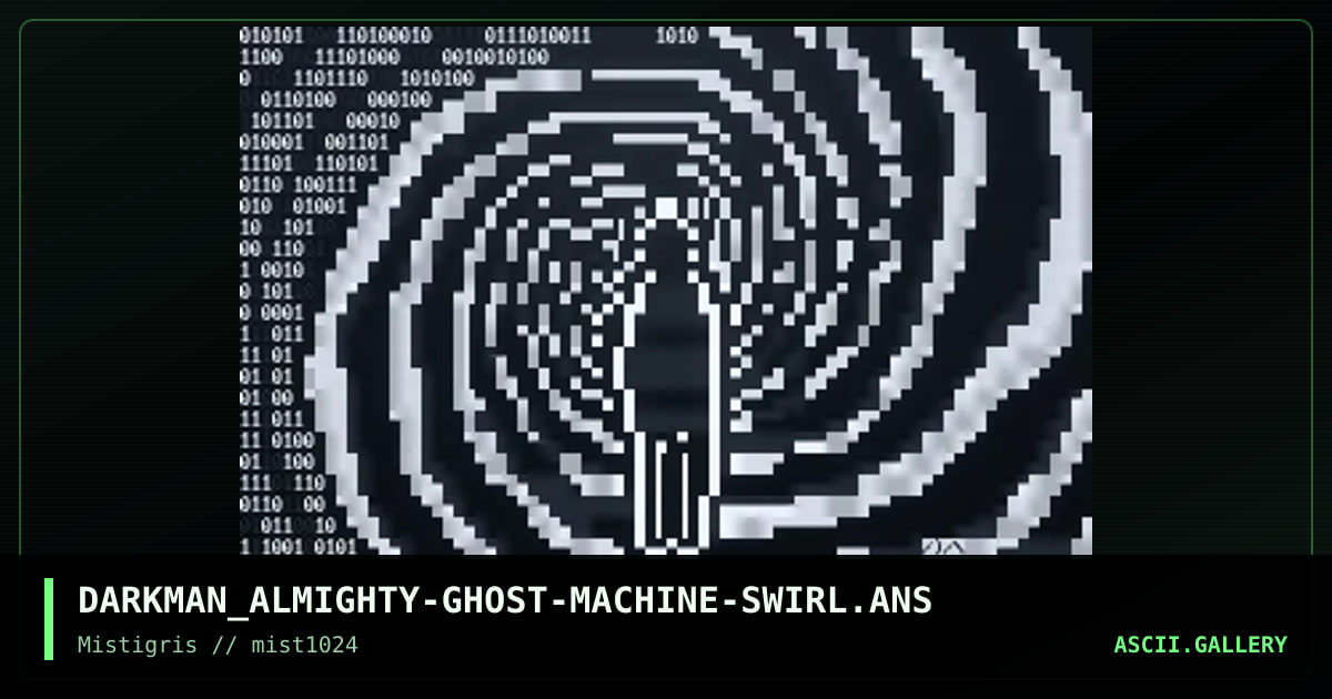 Ghost in the Machine, by darkman almighty, 2024