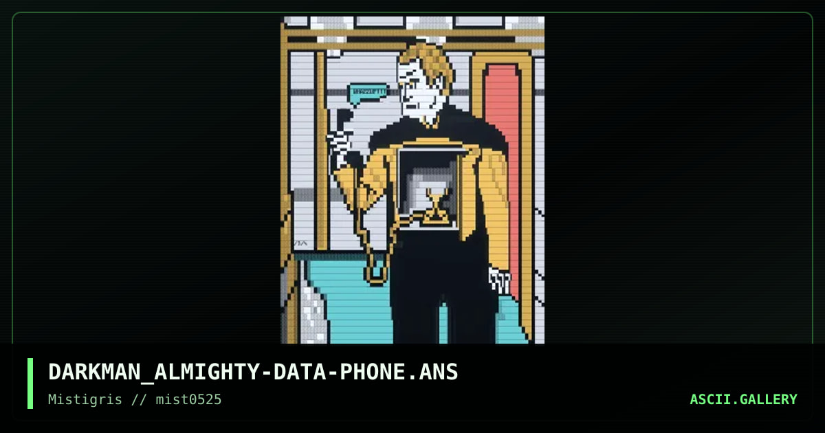 Data-Phone, by darkman almighty, 2025
