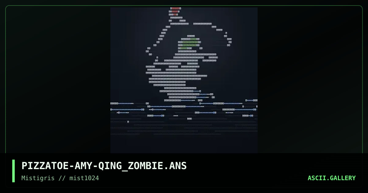 QingZombie, by amy, 2024