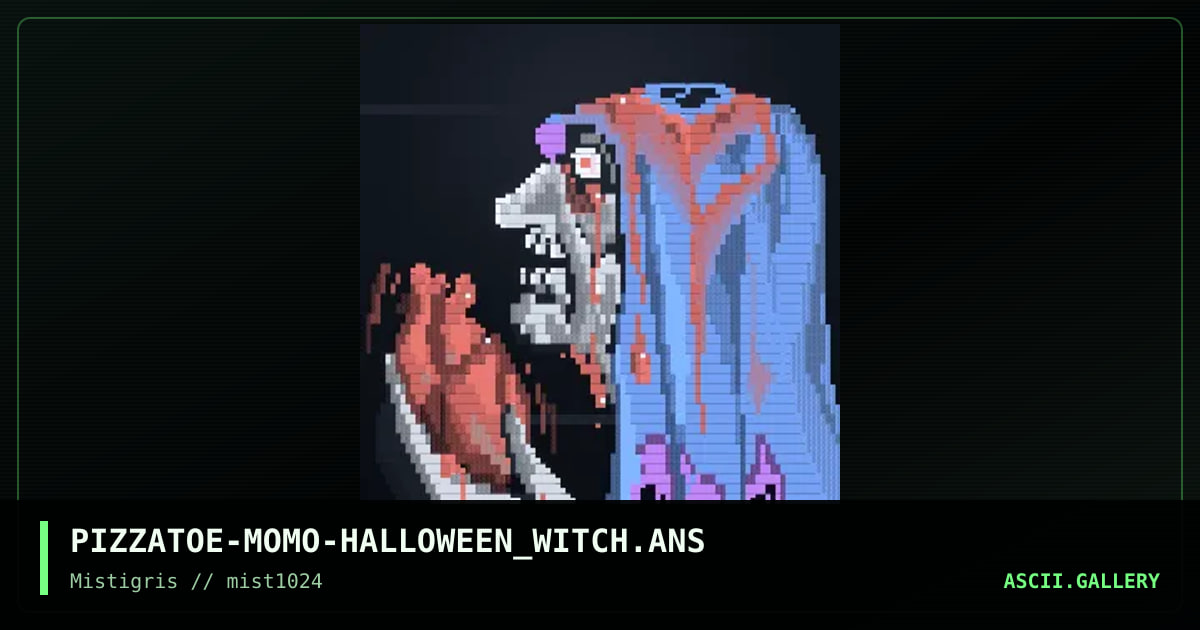 Witch, by momo, 2024