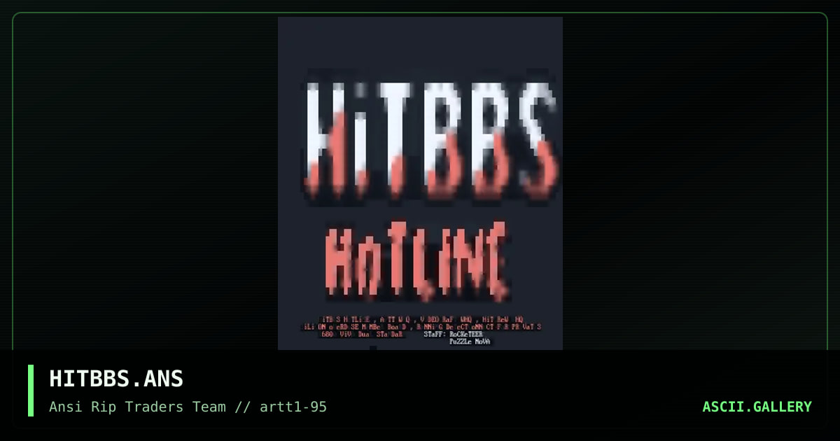 HITBBS.ANS, by untagged, 1995