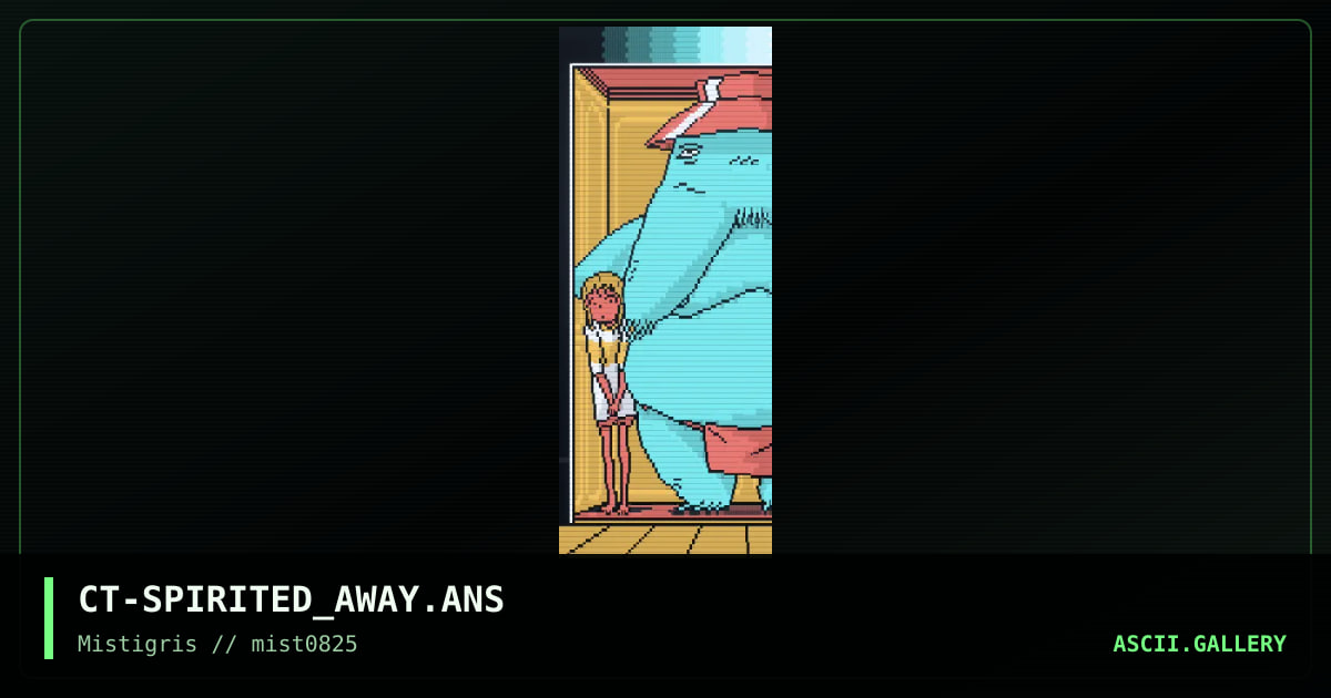 Spirited Away, by cthulu, 2025