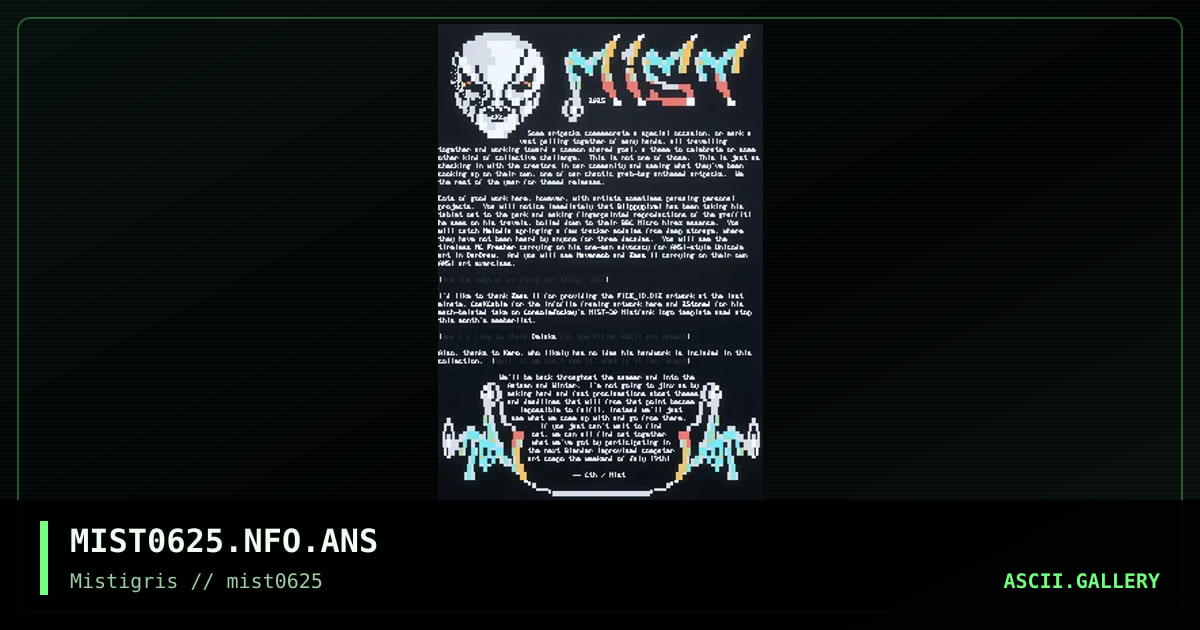 MIST0625 infofile, by coaxcable, 2025