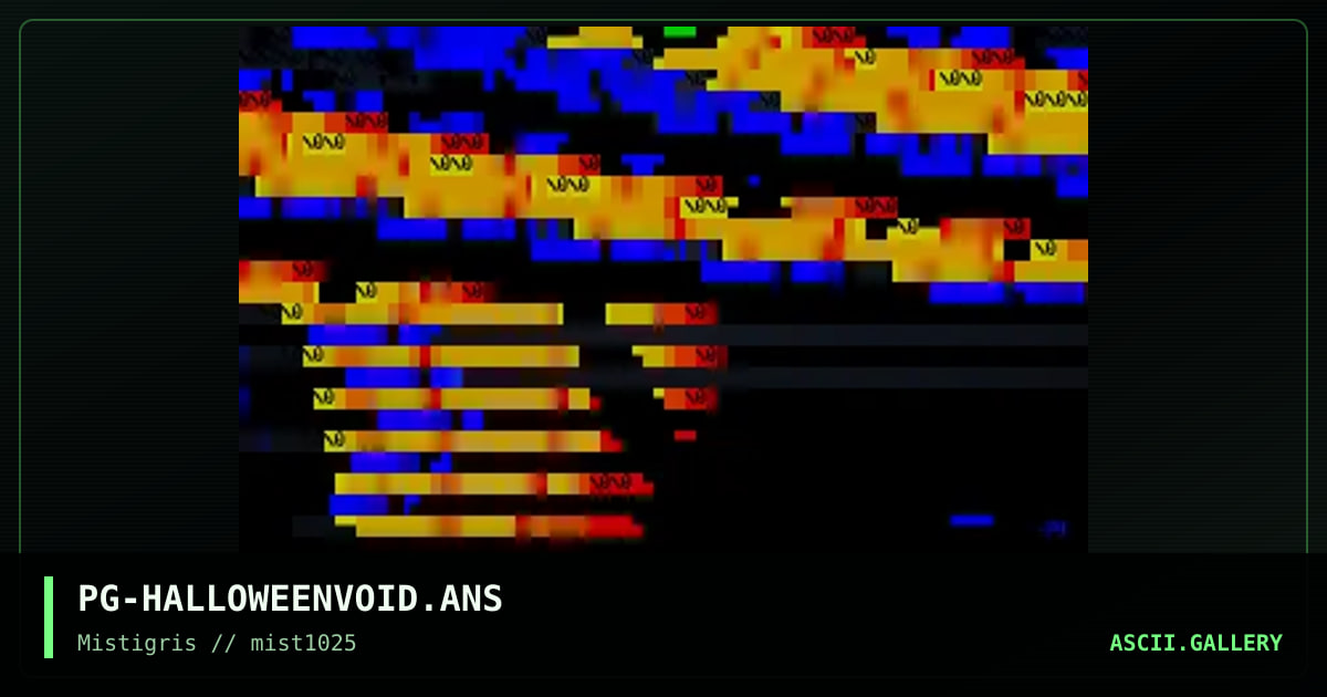 halloween void, by pinguino, 2025