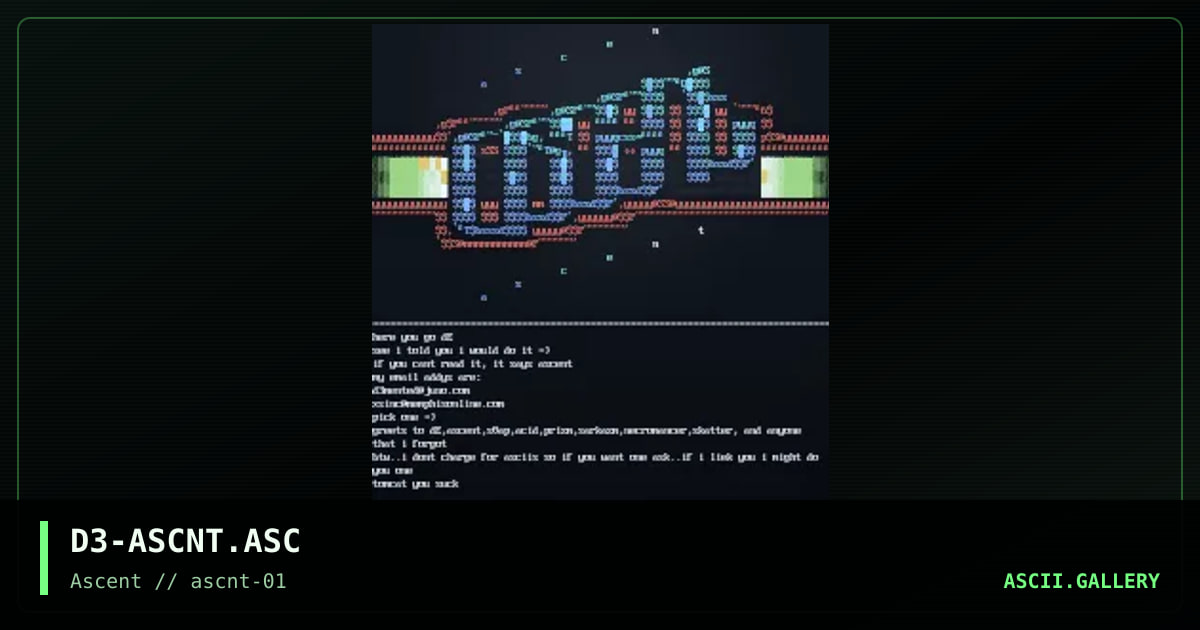 ascent, by demented, 1996