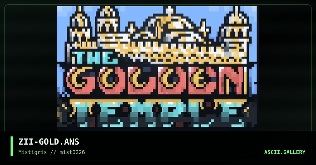 The Golden Temple, by zeus ii, 2026
