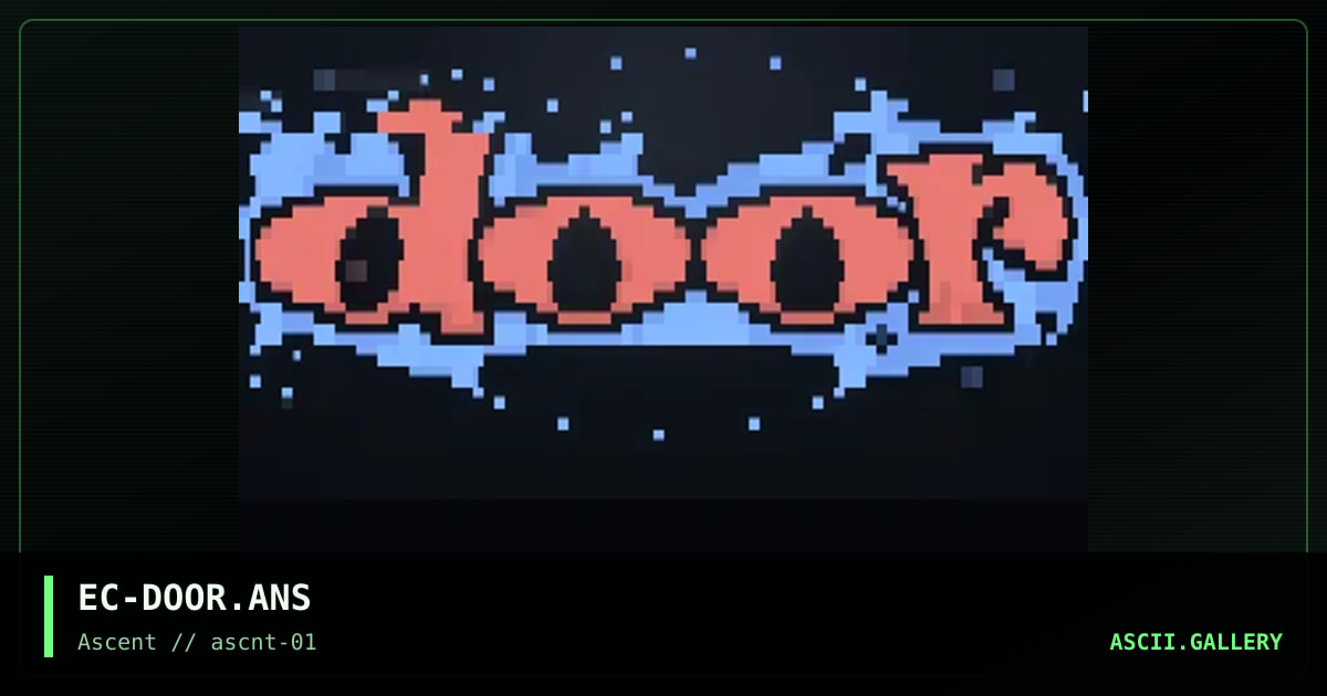door, by eclipse, 1996