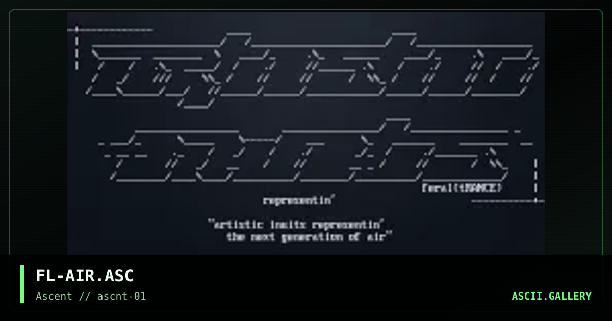air, by feral, 1996