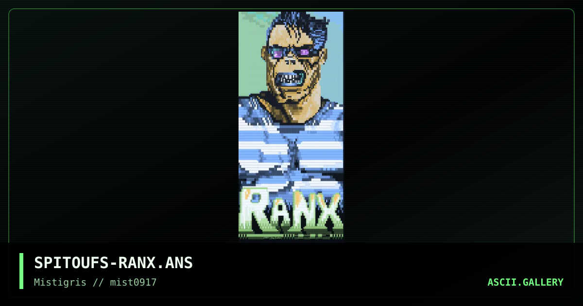 Ranx, by spitoufs, 2017