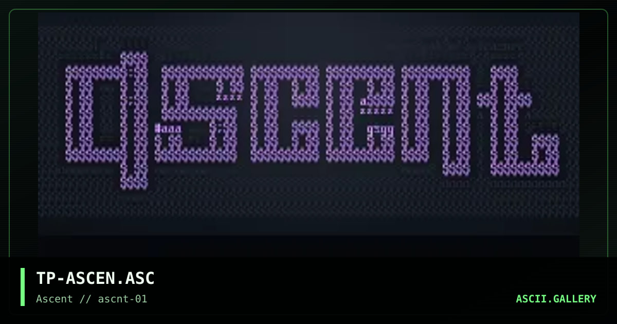 ascent, by tempest, 1996