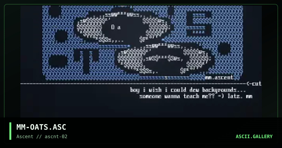 MM-OATS.ASC, by mirrorman, 1996