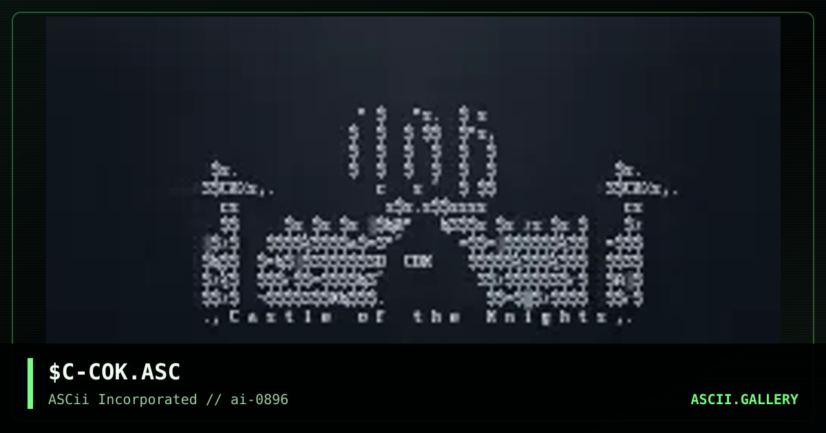 Castle of the Knights, by static, 1996