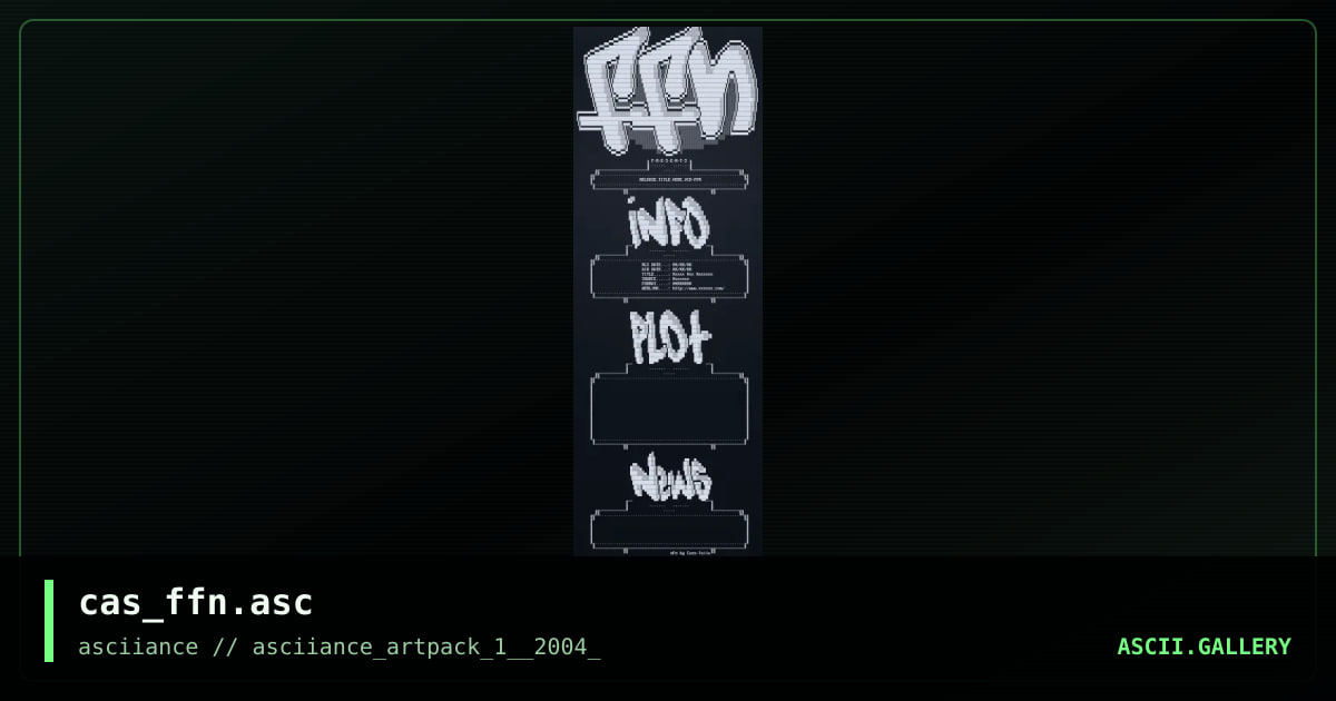 cas_ffn.asc, by cassio, 2004