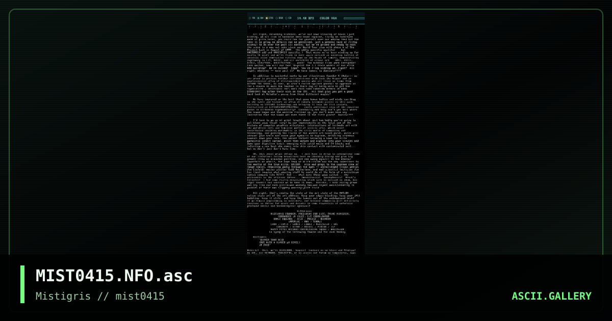 The t-phile of the t-info, by cthulu, 2015