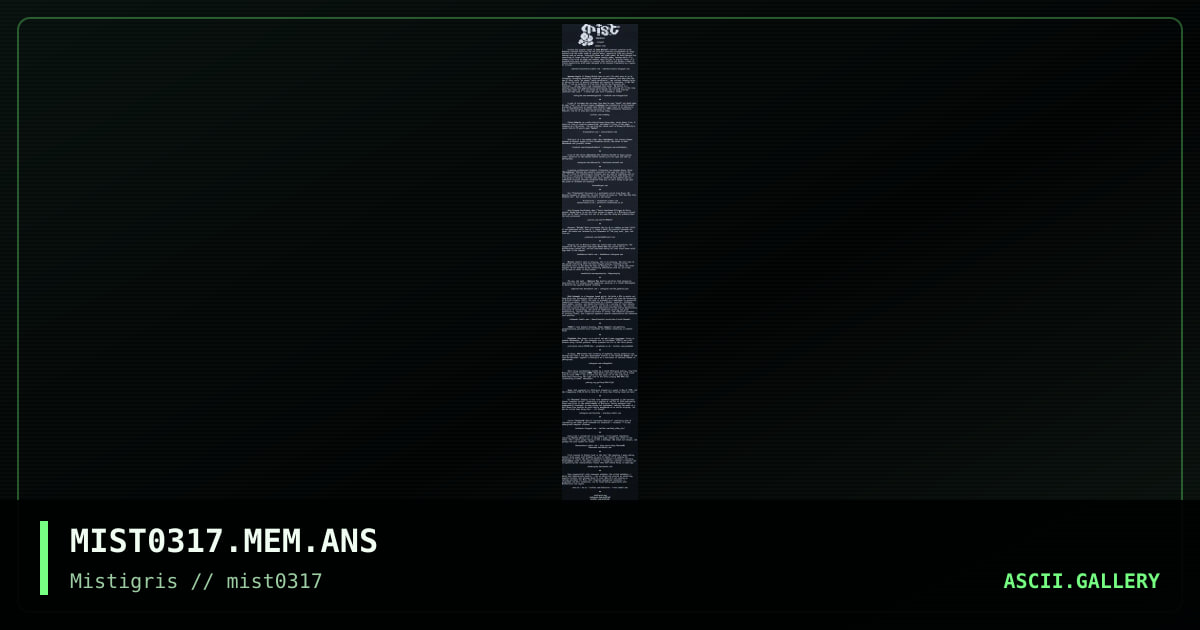 MIST0317 memberlist, by cthulu, spear, 2017