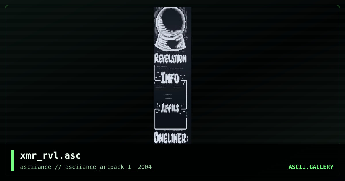 xmr_rvl.asc, by xmr, 2004