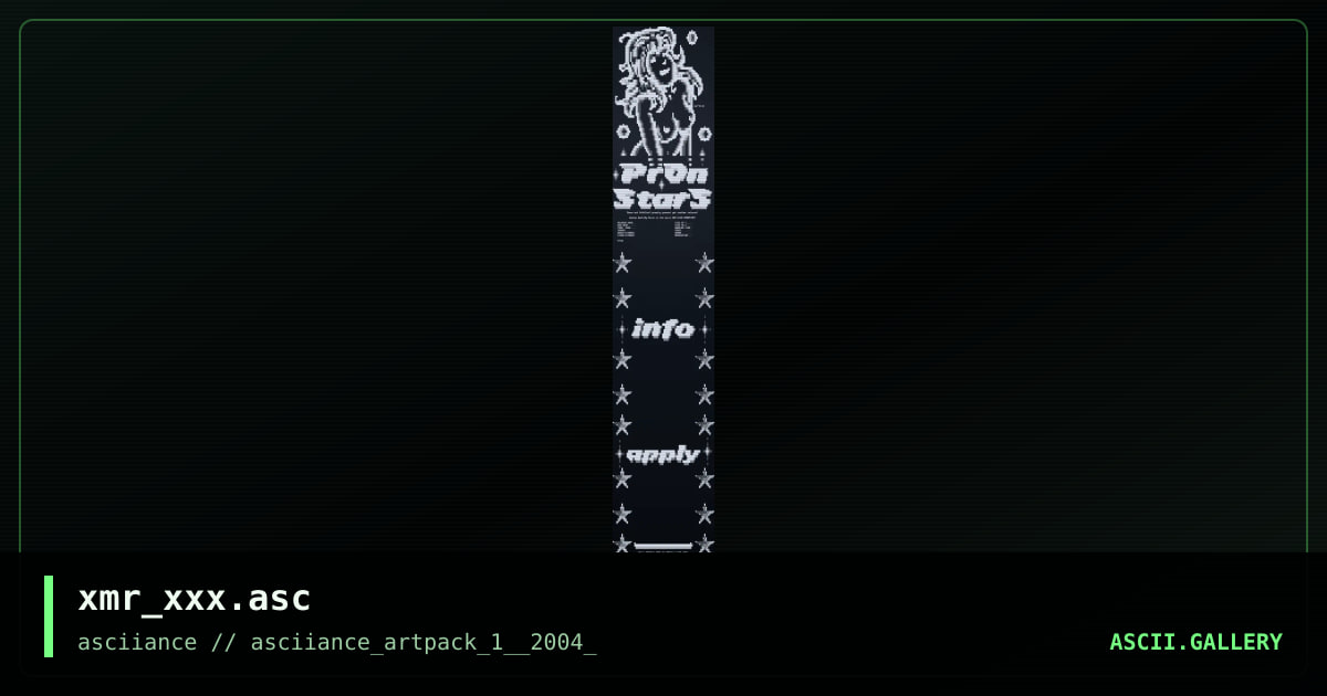 xmr_xxx.asc, by xmr, 2004