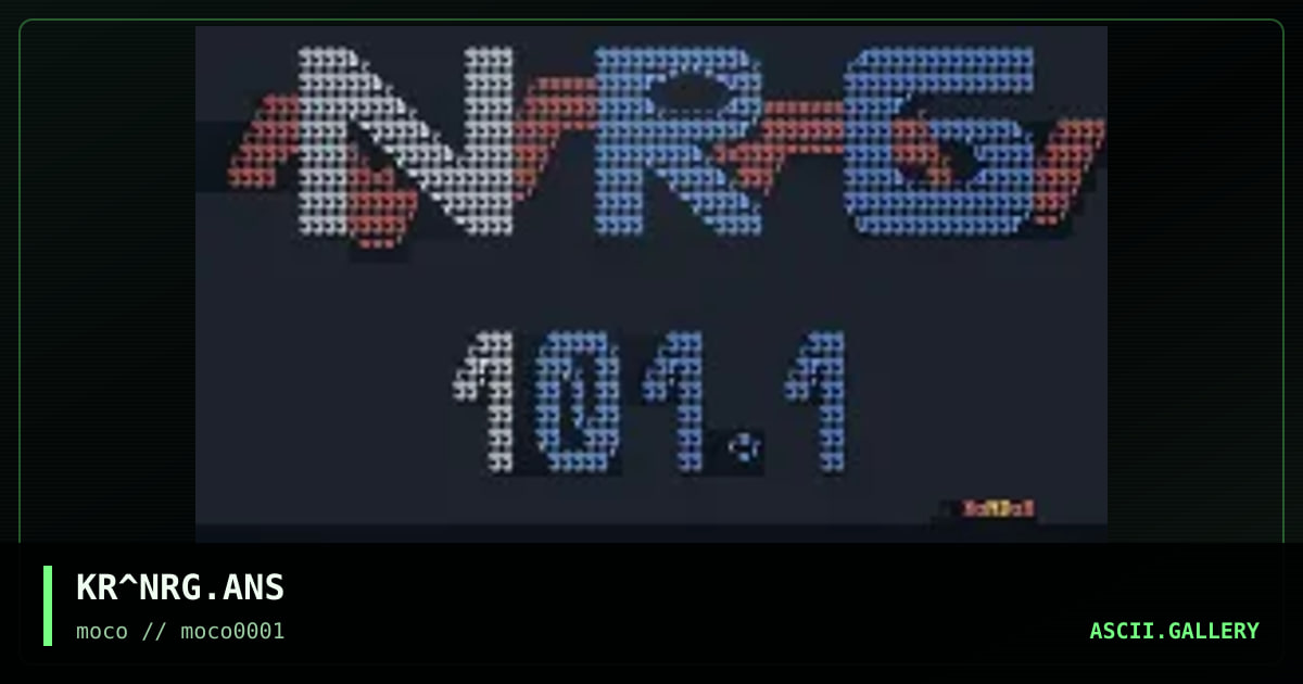 KR^NRG.ANS, by kondor, 1996