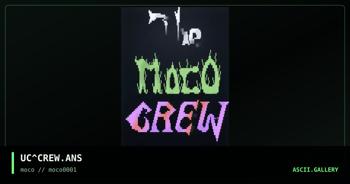 UC^CREW.ANS, by uctumi, 1996
