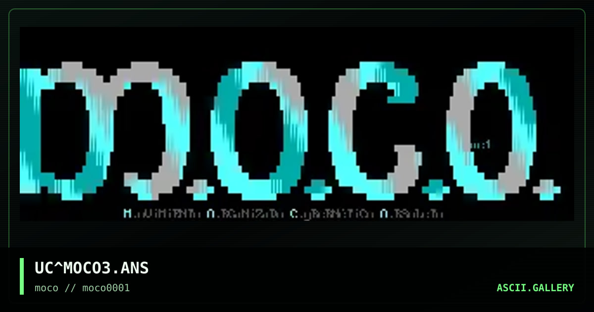 UC^MOCO3.ANS, by uctumi, 1996