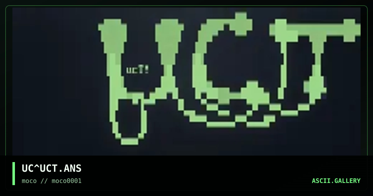 UC^UCT.ANS, by uctumi, 1996