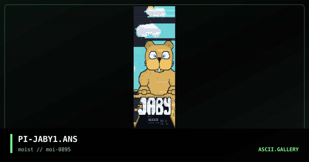 Jaby Da Gopher, by pinhead, 1995