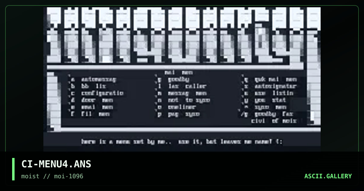 CI-MENU4.ANS, by civid, 1996