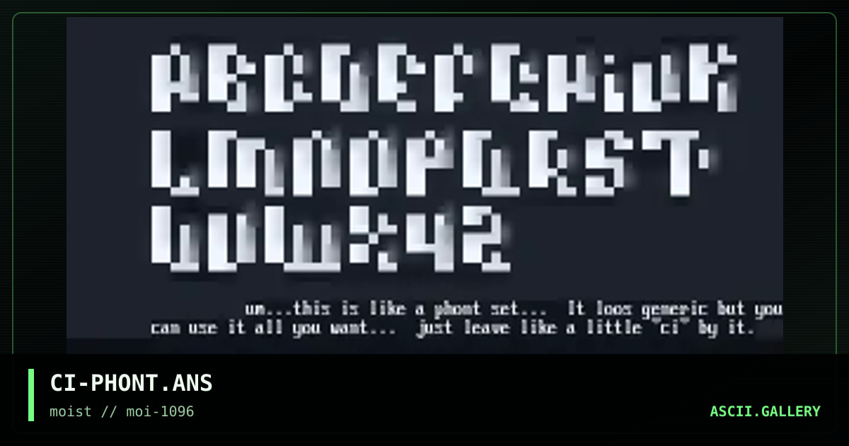 CI-PHONT.ANS, by civid, 1996