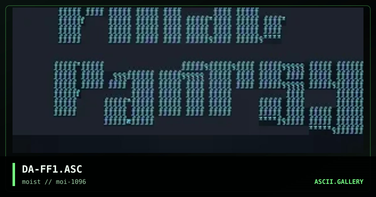 DA-FF1.ASC, by dalicka, 1996