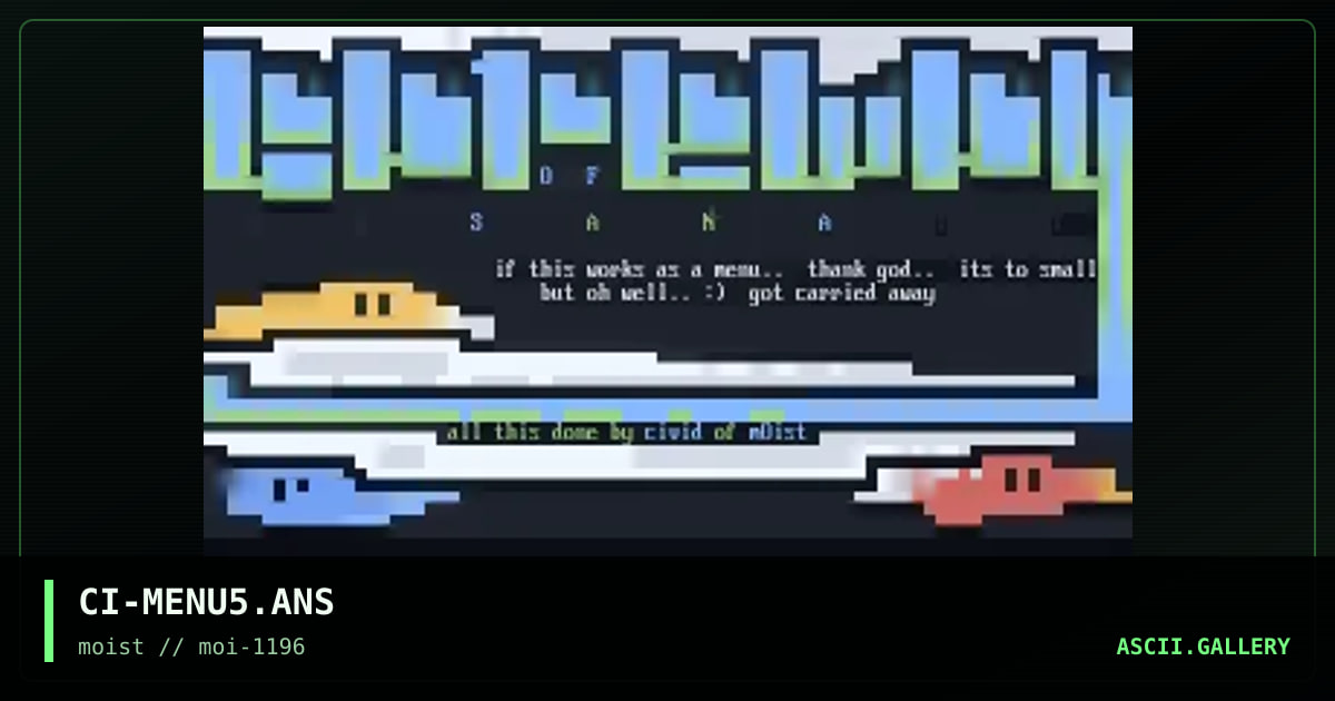 CI-MENU5.ANS, by civid, 1996