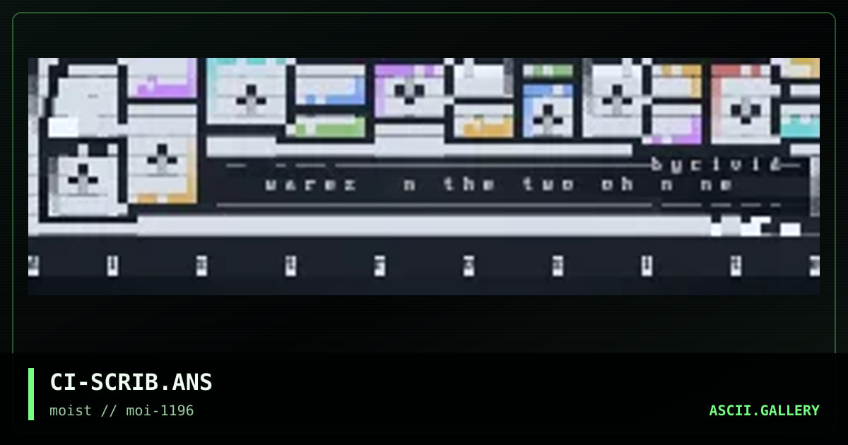 CI-SCRIB.ANS, by civid, 1996