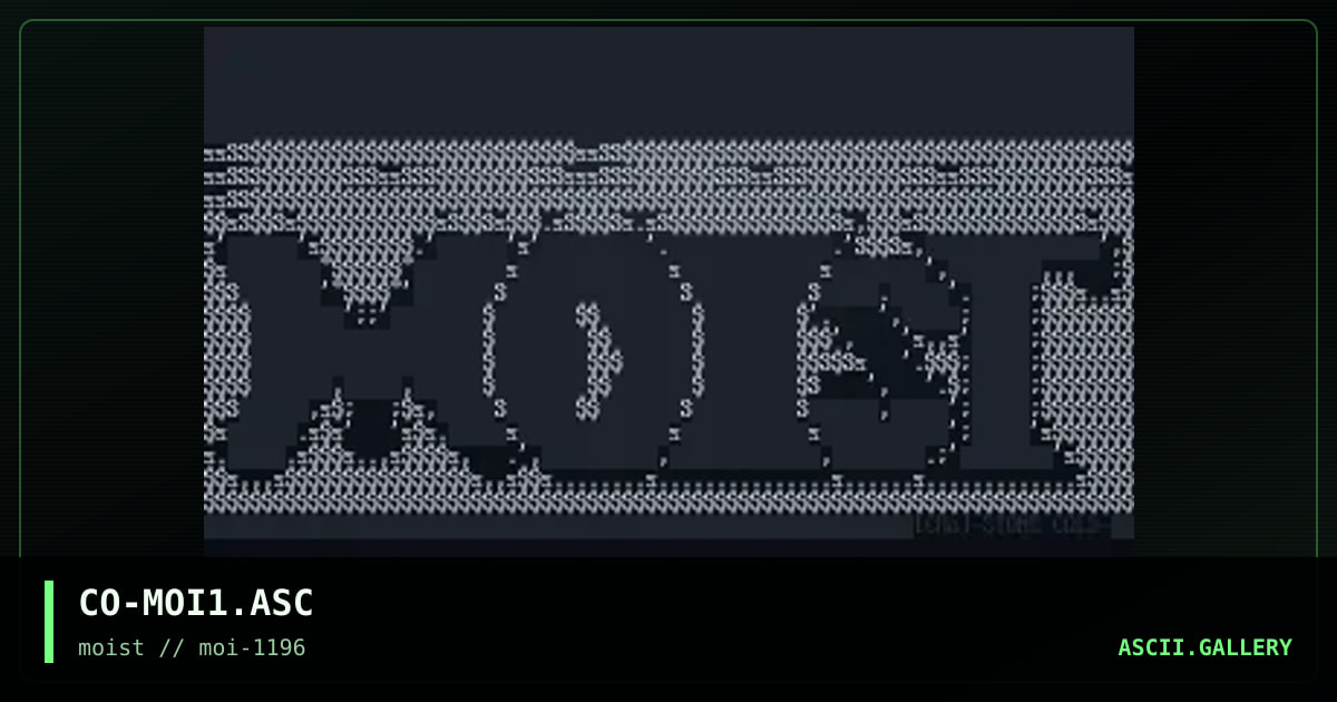 CO-MOI1.ASC, by chosen one, 1996