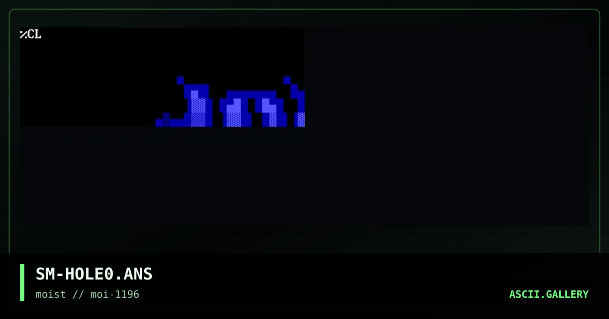 SM-HOLE0.ANS, by smoke, 1996