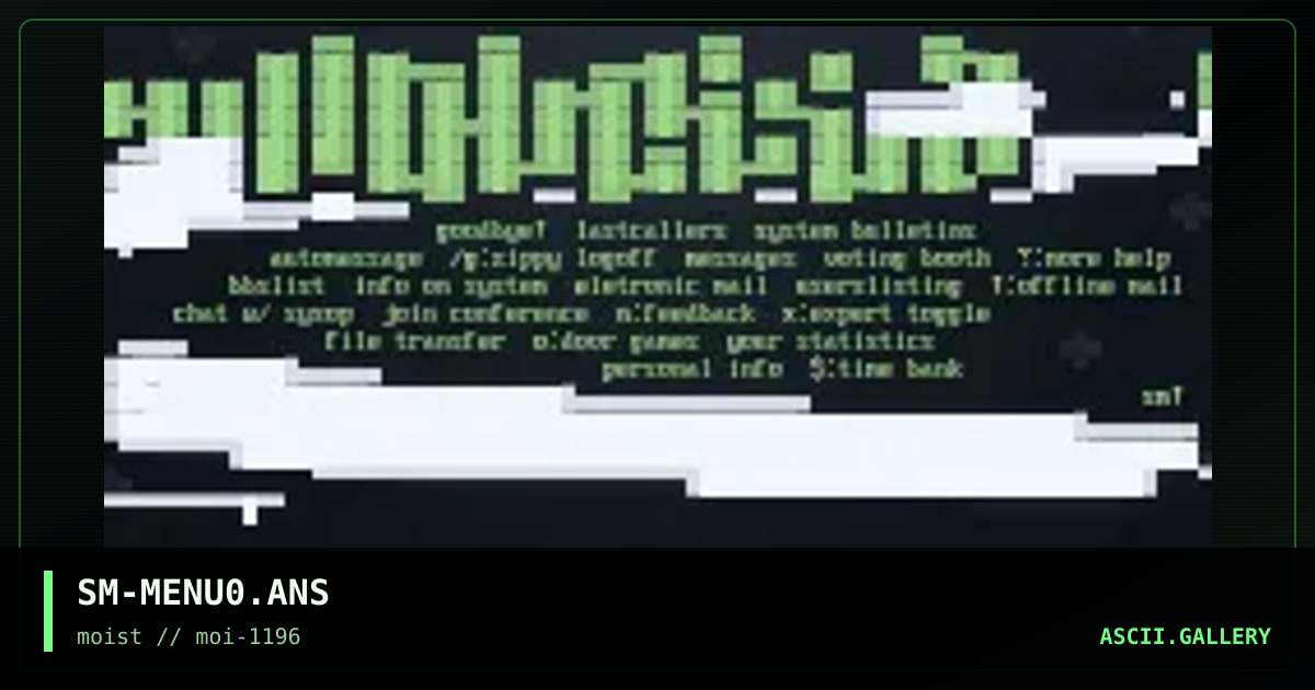 SM-MENU0.ANS, by smoke, 1996