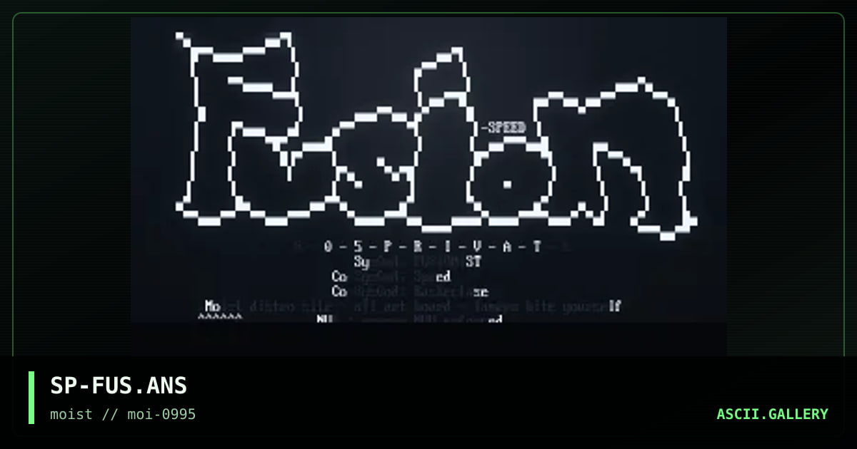 Fusion, by speed, 1995