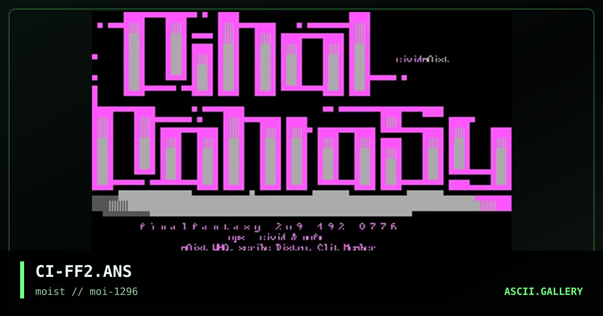CI-FF2.ANS, by civid, 1996