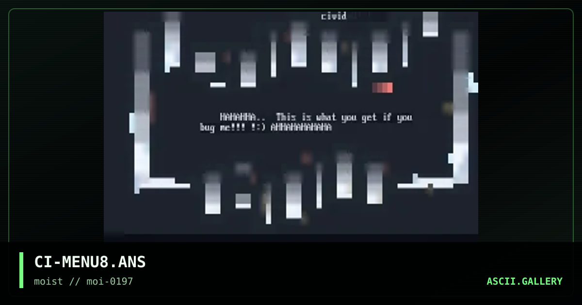 CI-MENU8.ANS, by civid, 1997