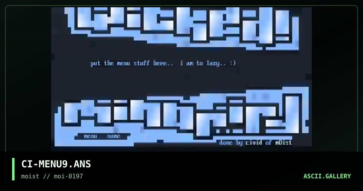 CI-MENU9.ANS, by civid, 1997