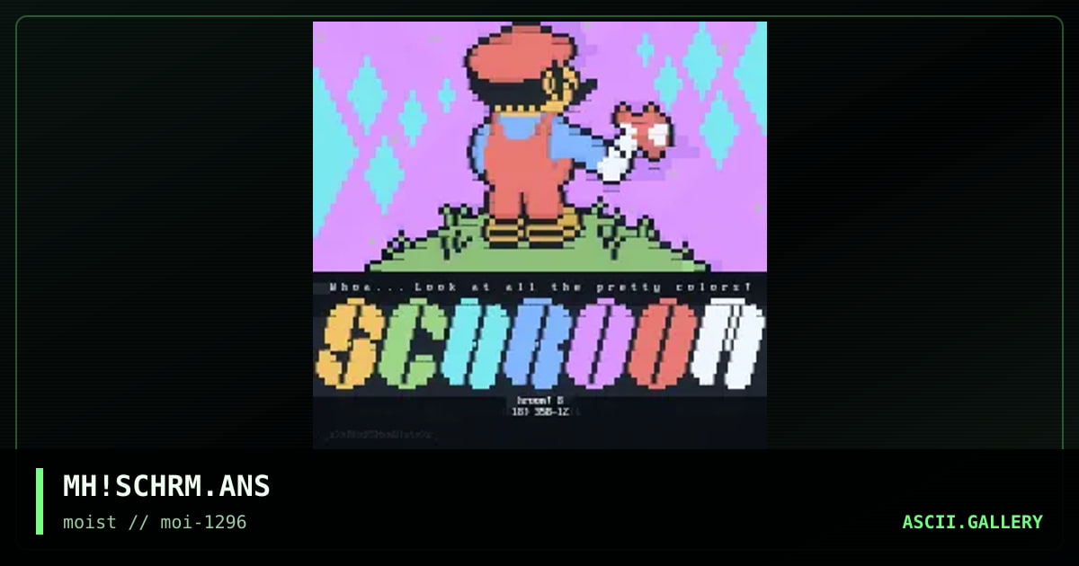 MH!SCHRM.ANS, by maddog hoek, 1996